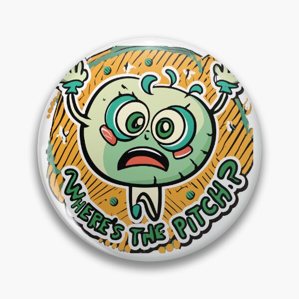 Item preview, Confused Softball Cartoon - 'Where's the Pitch?' designed and sold by NiftyWrx.