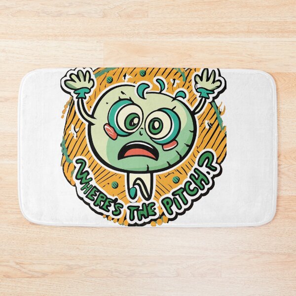Item preview, Confused Softball Cartoon - 'Where's the Pitch?' designed and sold by NiftyWrx.