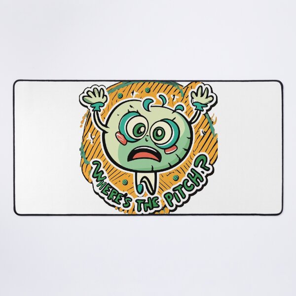 Item preview, Confused Softball Cartoon - 'Where's the Pitch?' designed and sold by NiftyWrx.
