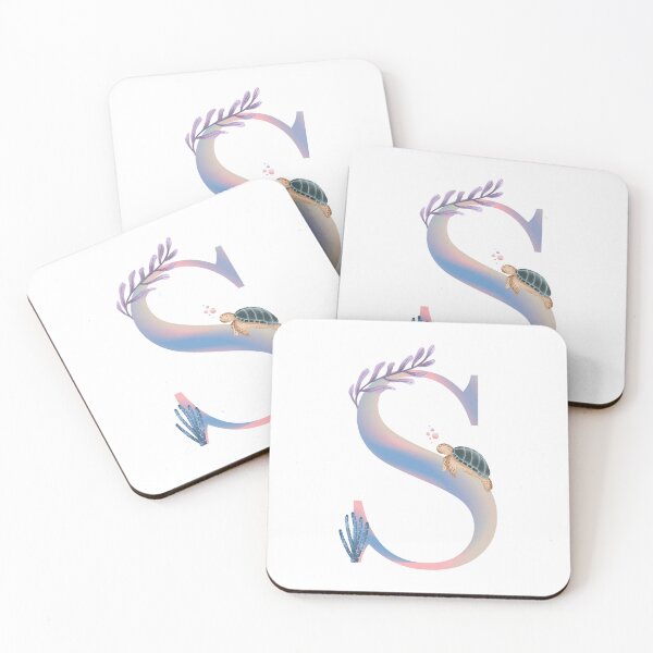 Item preview, Cute marine inspired s letter designed and sold by pinkyfish1010.