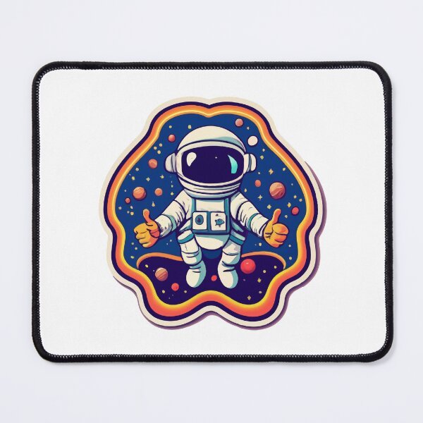 Item preview, Cartoon Astronaut Thumbs-Up Adventure designed and sold by NiftyWrx.