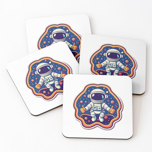 Item preview, Cartoon Astronaut Thumbs-Up Adventure designed and sold by NiftyWrx.
