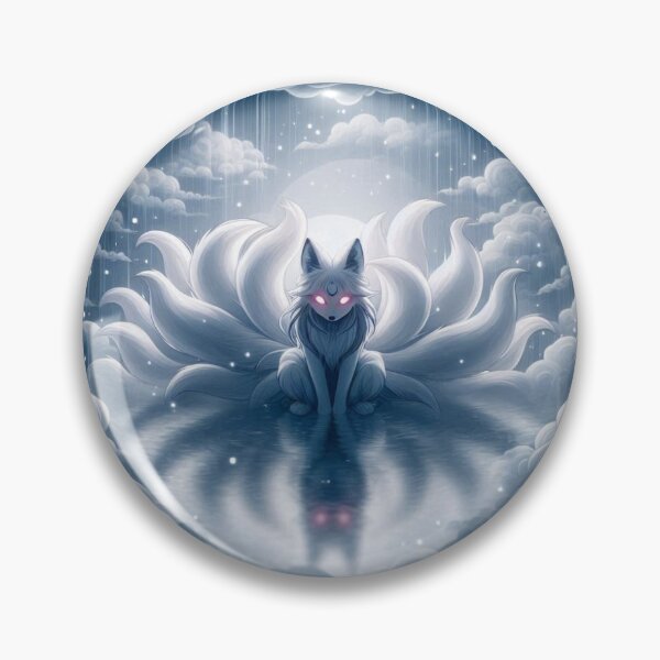 Legend of the Nine Tailed Fox ( Digital Art ) Pin