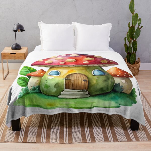 Item preview, Watercolor Mushroom House Magic designed and sold by Craft99.
