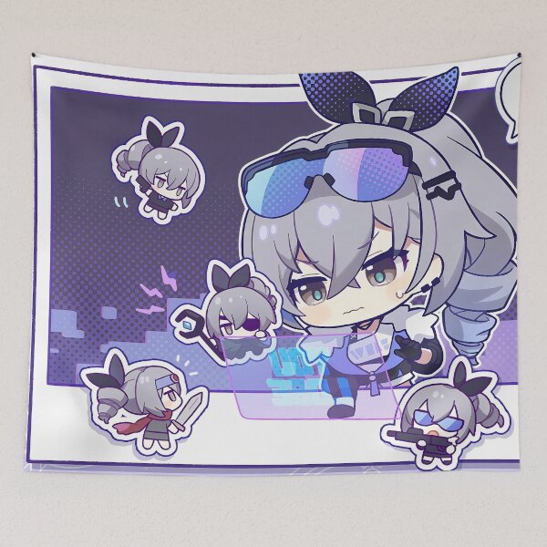 Item preview, Silver Wolf Single-Panel Illustration - Honkai: Star Rail designed and sold by kazatodoesart.