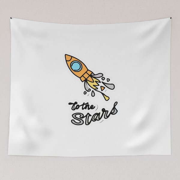 Item preview, Rocket To the Stars - Space Exploration Voyage designed and sold by NiftyWrx.