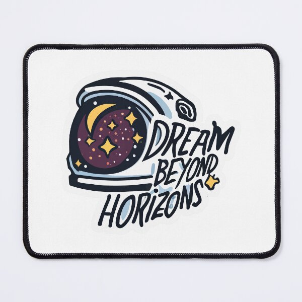 Item preview, Dream Beyond Horizons Astronaut Helmet Reflection designed and sold by NiftyWrx.