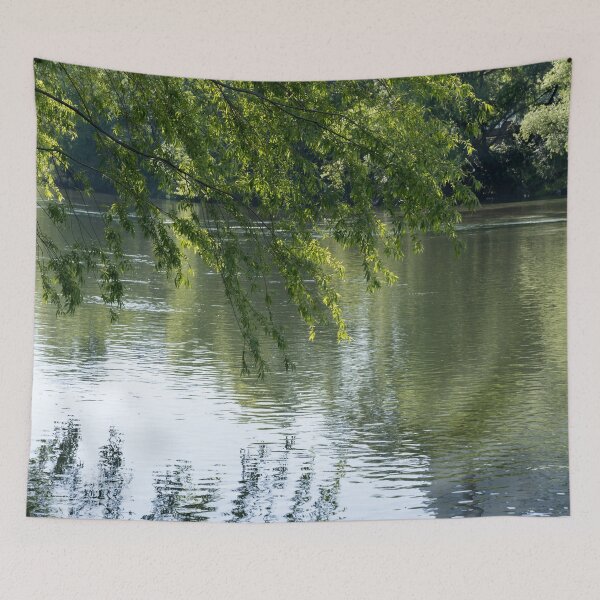Item preview, Verdant Riverbanks and Glossy Ripples designed and sold by Georgia Mizuleva.