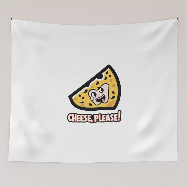 Item preview, Cute Cartoon Manchego Cheese - Cheese, Please! designed and sold by NiftyWrx.