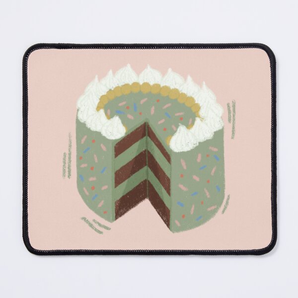 Item preview, Chocolate Matcha Cake Illustration designed and sold by SageKimIllust.
