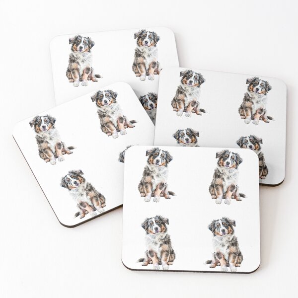Item preview, Australian Shepherd Puppies designed and sold by TheAnimalZ00.