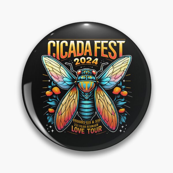 Item preview, Entomology Cicada Fest 2024 Broods Xix  Xiii Love Tour designed and sold by Jackk-Teagle.
