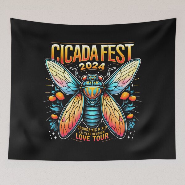 Item preview, Entomology Cicada Fest 2024 Broods Xix  Xiii Love Tour designed and sold by Jackk-Teagle.