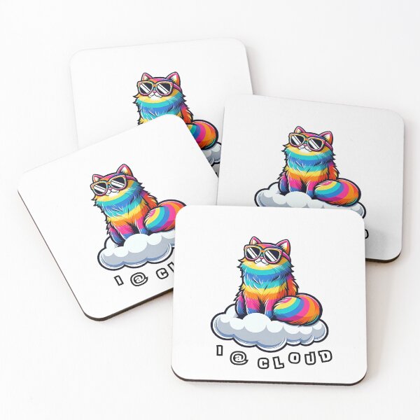 Item preview, Cat saying I @ cloud ,brafdesign designed and sold by Brafdesign.