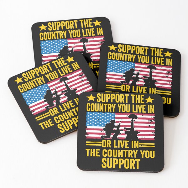 Item preview, Support the Country You Live In or Live In Where You Support designed and sold by BOUCHERIT amine.