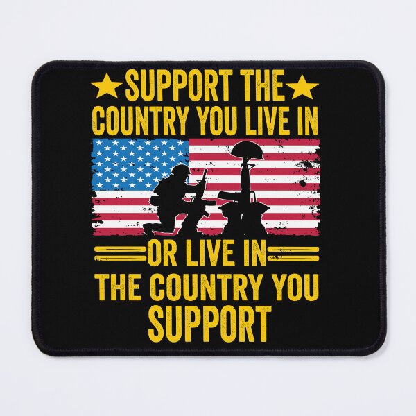 Item preview, Support the Country You Live In or Live In Where You Support designed and sold by BOUCHERIT amine.