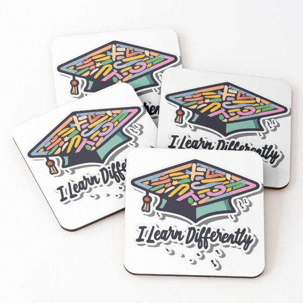 Item preview, I Learn Differently Graduation Cap Doodle designed and sold by NiftyWrx.