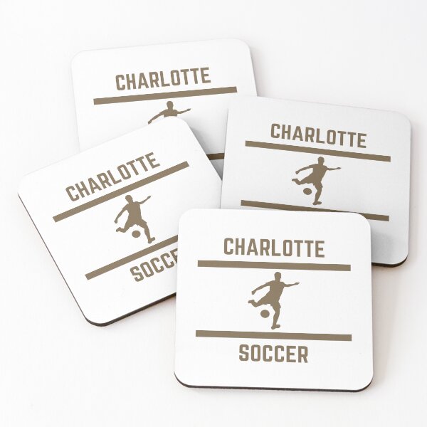Item preview, Gold Color Charlotte Soccer designed and sold by IssaraStudio.