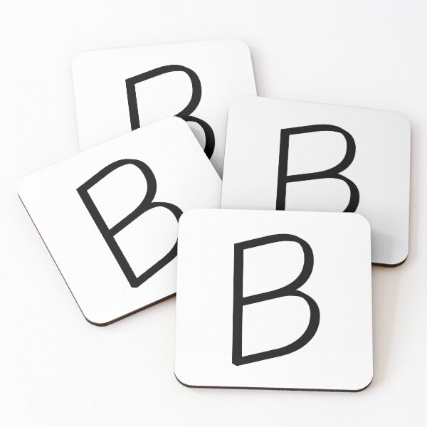 Item preview, Contemporary Geometric Uppercase Alphabet Artwork - Letter B designed and sold by uncoXab.
