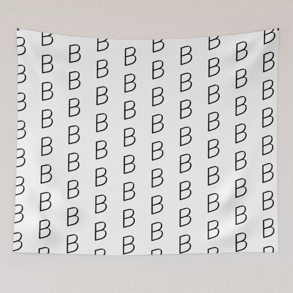 Item preview, Contemporary Geometric Uppercase Alphabet Artwork - Letter B designed and sold by uncoXab.