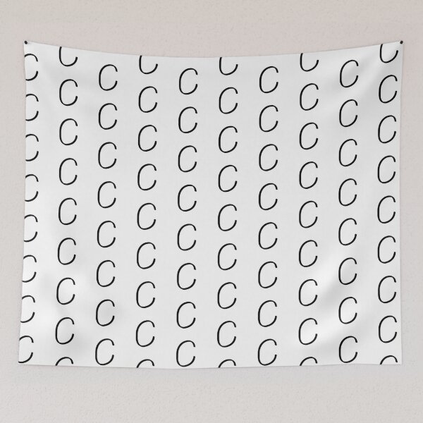 Item preview, Contemporary Geometric Uppercase Alphabet Artwork - Letter C designed and sold by uncoXab.