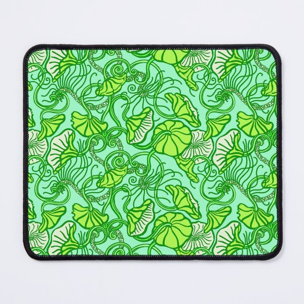 Item preview, Macroalgae Repeating Patterns: Mermaid's wine glass, green designed and sold by Chrysasaur.