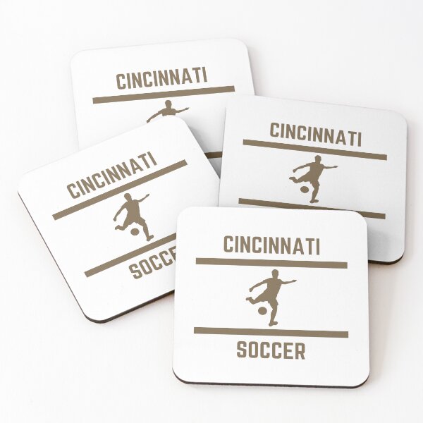 Item preview, Gold Color Cincinnati Soccer designed and sold by IssaraStudio.