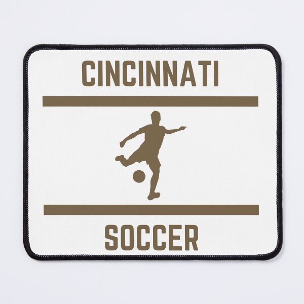 Item preview, Gold Color Cincinnati Soccer designed and sold by IssaraStudio.