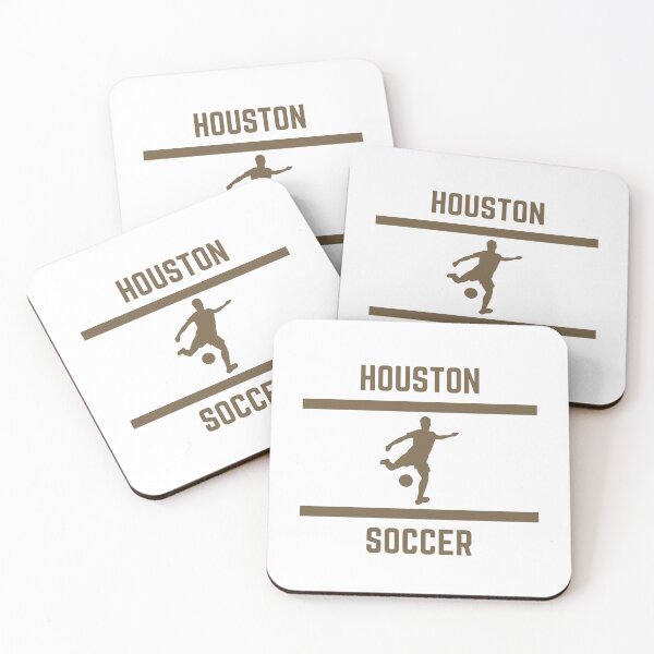 Item preview, Gold Color Houston Soccer designed and sold by IssaraStudio.