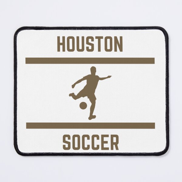 Item preview, Gold Color Houston Soccer designed and sold by IssaraStudio.
