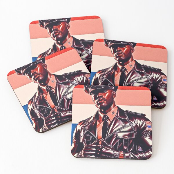 Item preview, LGBTQ Gay Pride Leather Cop Graphic Design designed and sold by ItsAKinkThing.