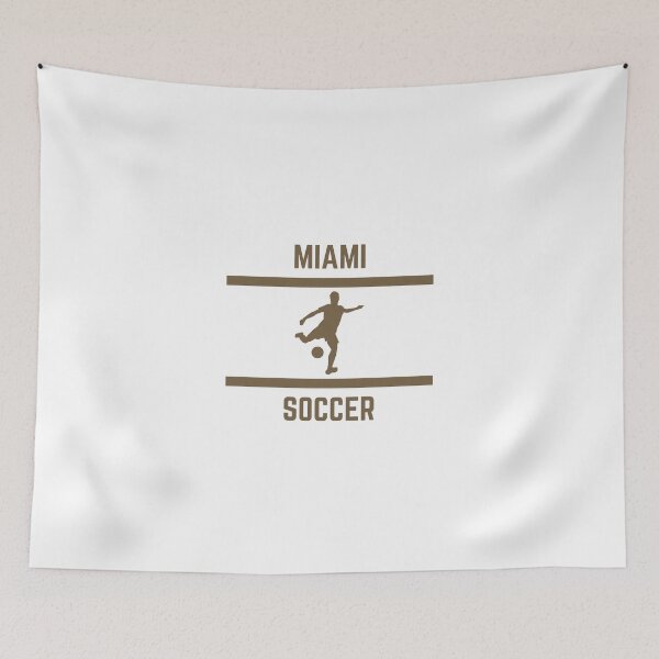 Item preview, Gold Color Miami Soccer designed and sold by IssaraStudio.