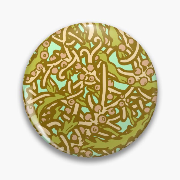 Item preview, Macroalgae Repeating Patterns: Sargassum, brown designed and sold by Chrysasaur.