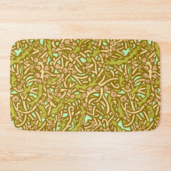 Item preview, Macroalgae Repeating Patterns: Sargassum, brown designed and sold by Chrysasaur.