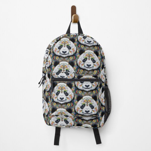 Item preview, Colorful optical illusion panda designed and sold by ArtemisDesignAI.