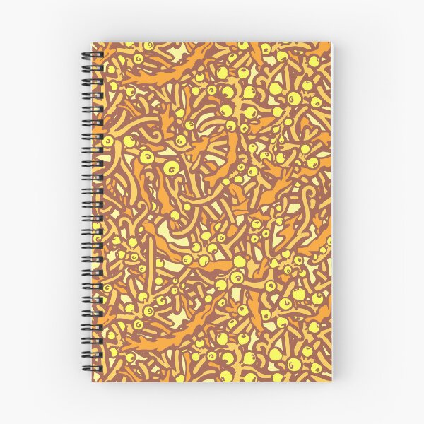 Item preview, Macroalgae Repeating Patterns: Sargassum, orange designed and sold by Chrysasaur.