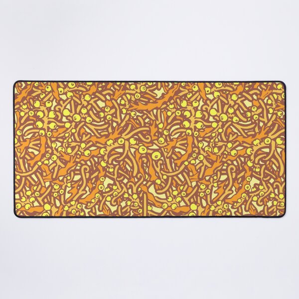 Item preview, Macroalgae Repeating Patterns: Sargassum, orange designed and sold by Chrysasaur.