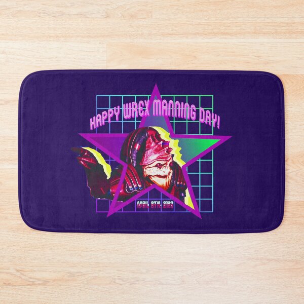 Item preview, Wrex Manning Day - Mass Effect Mashup designed and sold by WhatWhatDesigns.