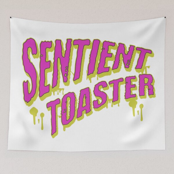 Item preview, Toast with a Twist: Spooky Sentient Toaster designed and sold by CyberWindow.
