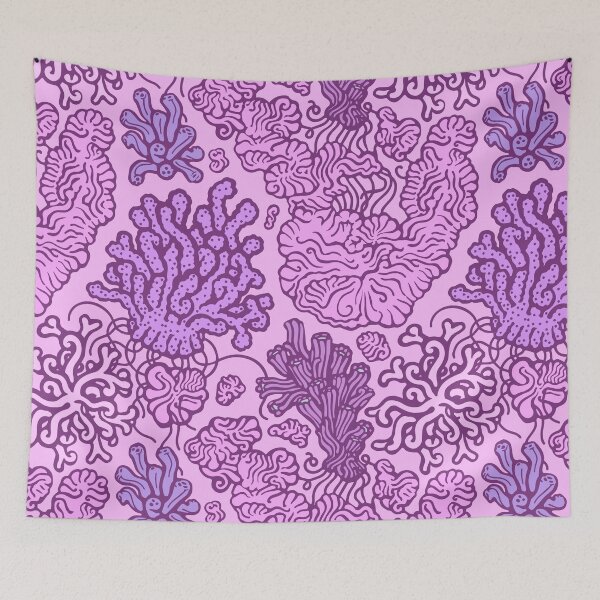 Item preview, Macroalgae Repeating Patterns: Coralline, purple designed and sold by Chrysasaur.