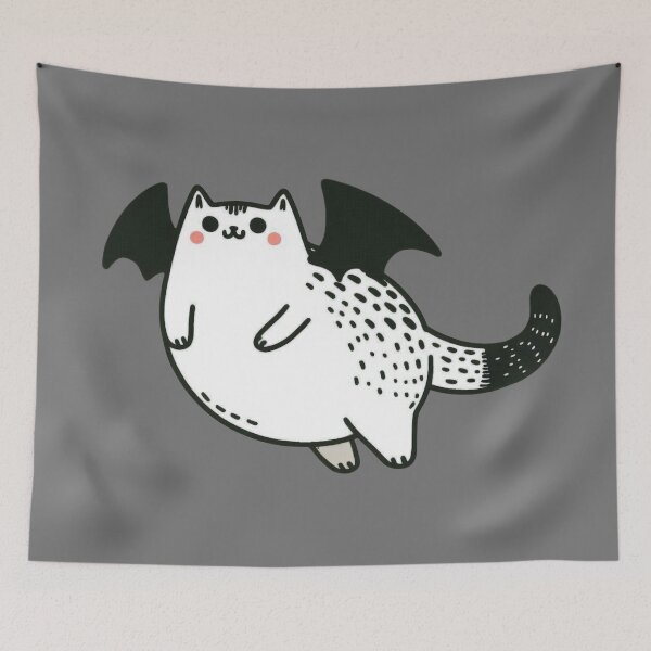 Item preview, Cat Dragon Cat Flying designed and sold by VerveVerseBoo.