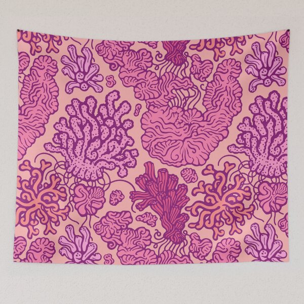 Item preview, Macroalgae Repeating Patterns: Coralline, sunset designed and sold by Chrysasaur.