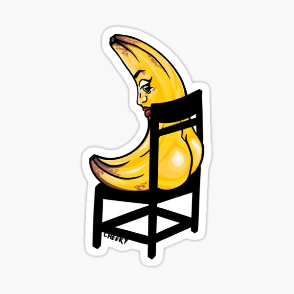 Banana Booty Sticker