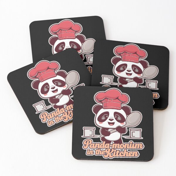 Item preview, Retro Cute Panda in the Kitchen T-Shirt designed and sold by Witty Shirts.