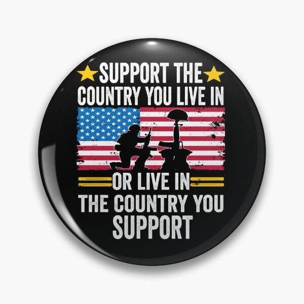 Item preview, Support the Country You Live In or Live In Where You Support designed and sold by BOUCHERIT amine.