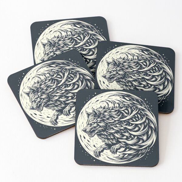 Item preview, Werewolf: Incredible Optical Illusion designed and sold by ArtemisDesignAI.