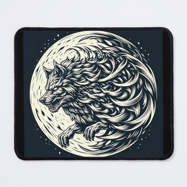 Item preview, Werewolf: Incredible Optical Illusion designed and sold by ArtemisDesignAI.