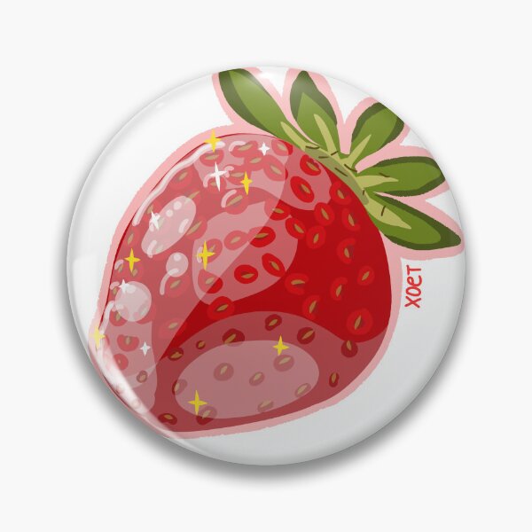 Item preview, Strawberry illustration designed and sold by Xoet-Draw.