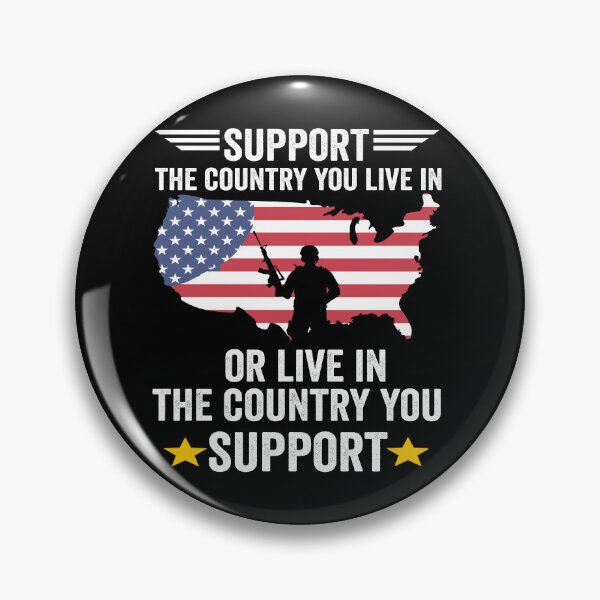 Item preview, Support the Country You Live In or Live In Where You Support designed and sold by BOUCHERIT amine.