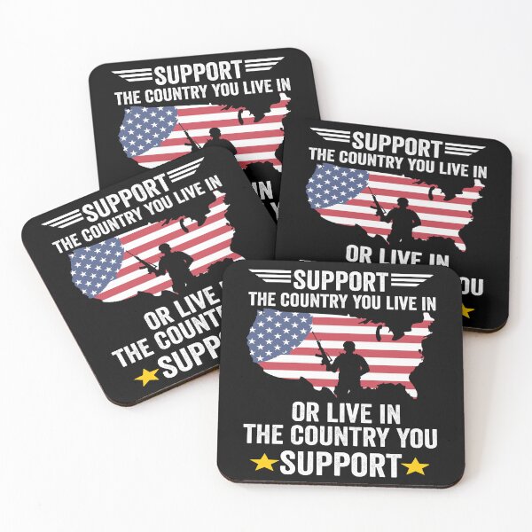 Item preview, Support the Country You Live In or Live In Where You Support designed and sold by BOUCHERIT amine.